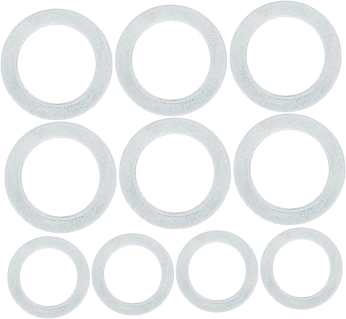 skateboard ringen onderdelen set onderhoud skateboards duurzaam metaal 100 stuks zilver