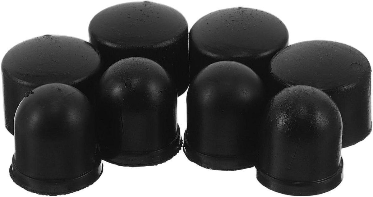 Skateboard Shock Pads - Trillingsdempers Longboard - Verbeterde Grip - Geluidsreductie - 8 Stuks - Zwart Skateonderdeel kopen online