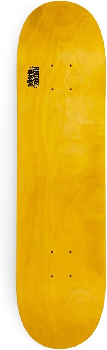 Skateboard Small Logo - Streetboard - Street Skatepark - 7 Lagen Esdoorn - 8.0 Inch Deck - Geel Skateonderdeel kopen online