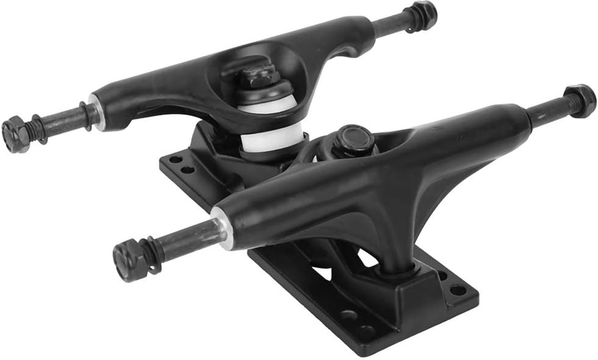 Skateboard Trucks - Longboard Beugels - Outdoor Skaten - Geïntegreerd Ontwerp - 2 Stuks - Zwart Skateonderdeel kopen online