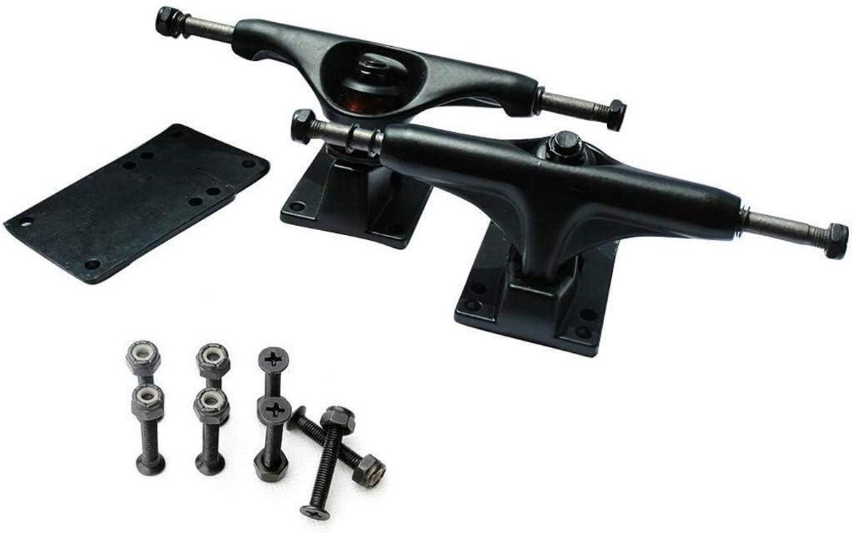 Skateboard Trucks - Skateboard Brug Beugel - Outdoor Sport - Aluminiumlegering - 5 inch - Zwart Skateonderdeel kopen online