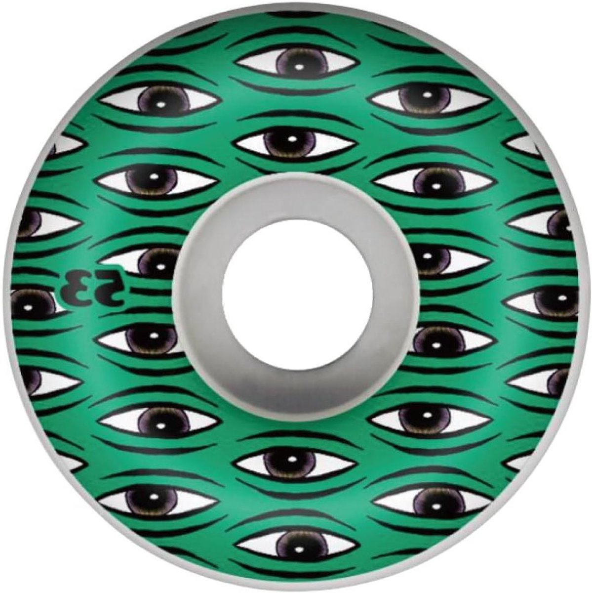 skateboard wiel roller skatersplezier hoge kwaliteit 53 mm natuurlijk