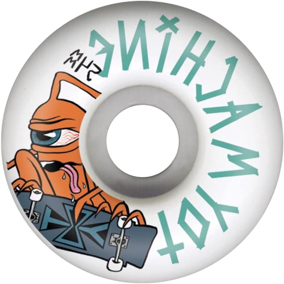 skateboard wiel skater wiel skateboarden hoge kwaliteit urethaan 54 mm wit