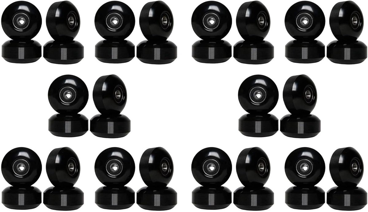 Skateboard Wielen - Cruiser Onderdelen - Straat Rijden - PU Materiaal - 52x30mm - Zwart Skateonderdeel kopen online