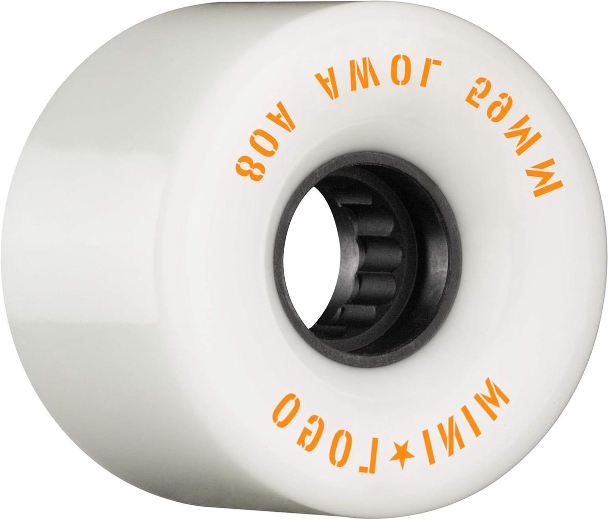 Skateboard Wielen - Cruiser Wielen - All Terrain Cruisen - Hoge Rebound Urethaan - 59mm 80A - Wit Skateonderdeel kopen online