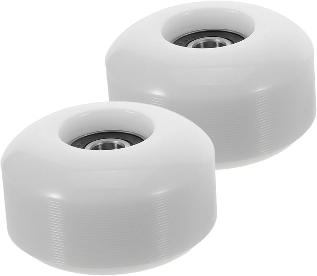 Skateboard Wielen - Cruiser Wielen Skate - Verbeteren Skateboardervaring - Schokabsorberend PU Materiaal - 5 cm x 3 cm - Wit Skateonderdeel kopen online