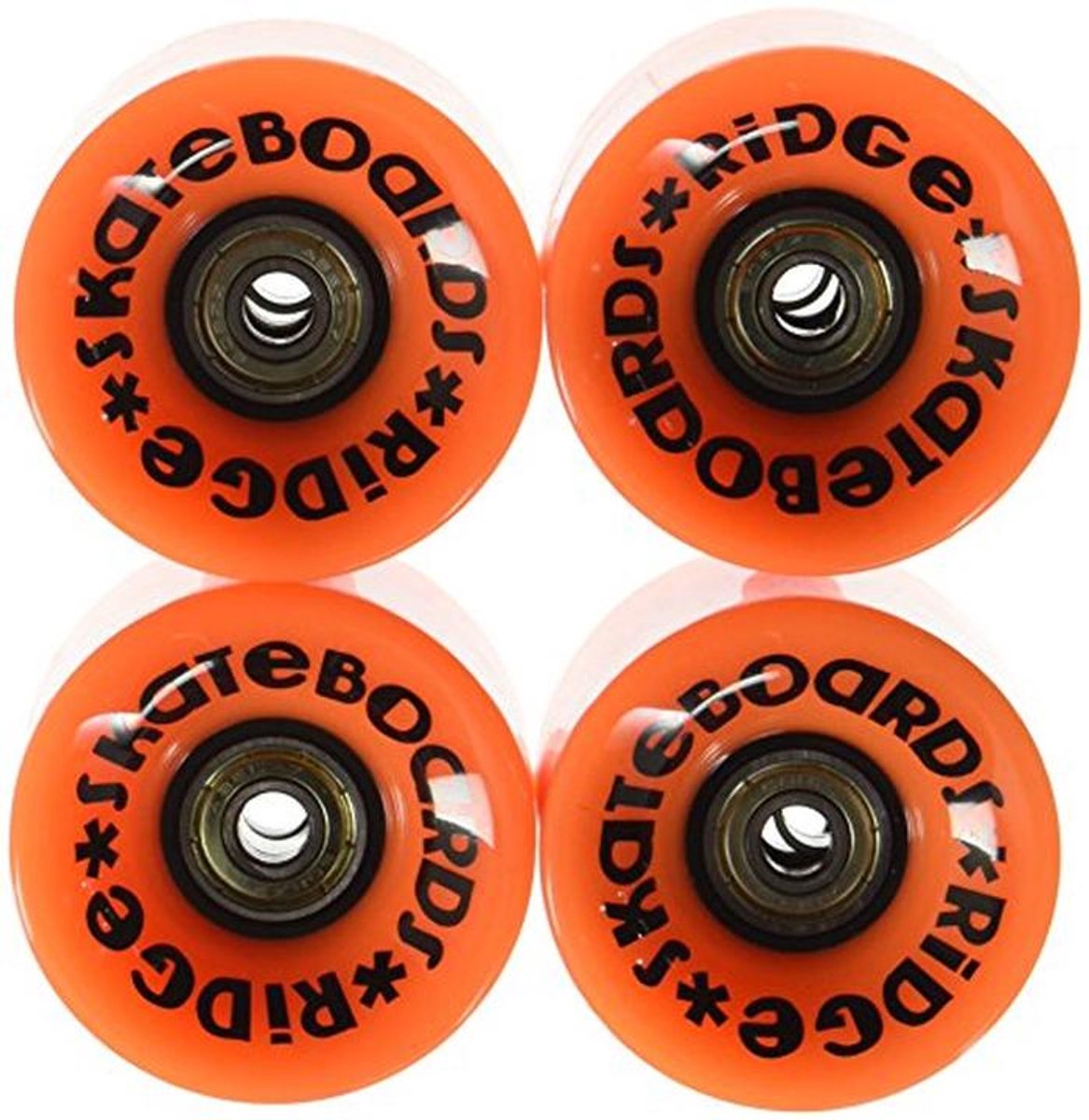 Skateboard Wielen - Cruiser Wielen - Straat Cruisen - Zachte HIC Absorptie - 59 mm - Oranje Skateonderdeel kopen online