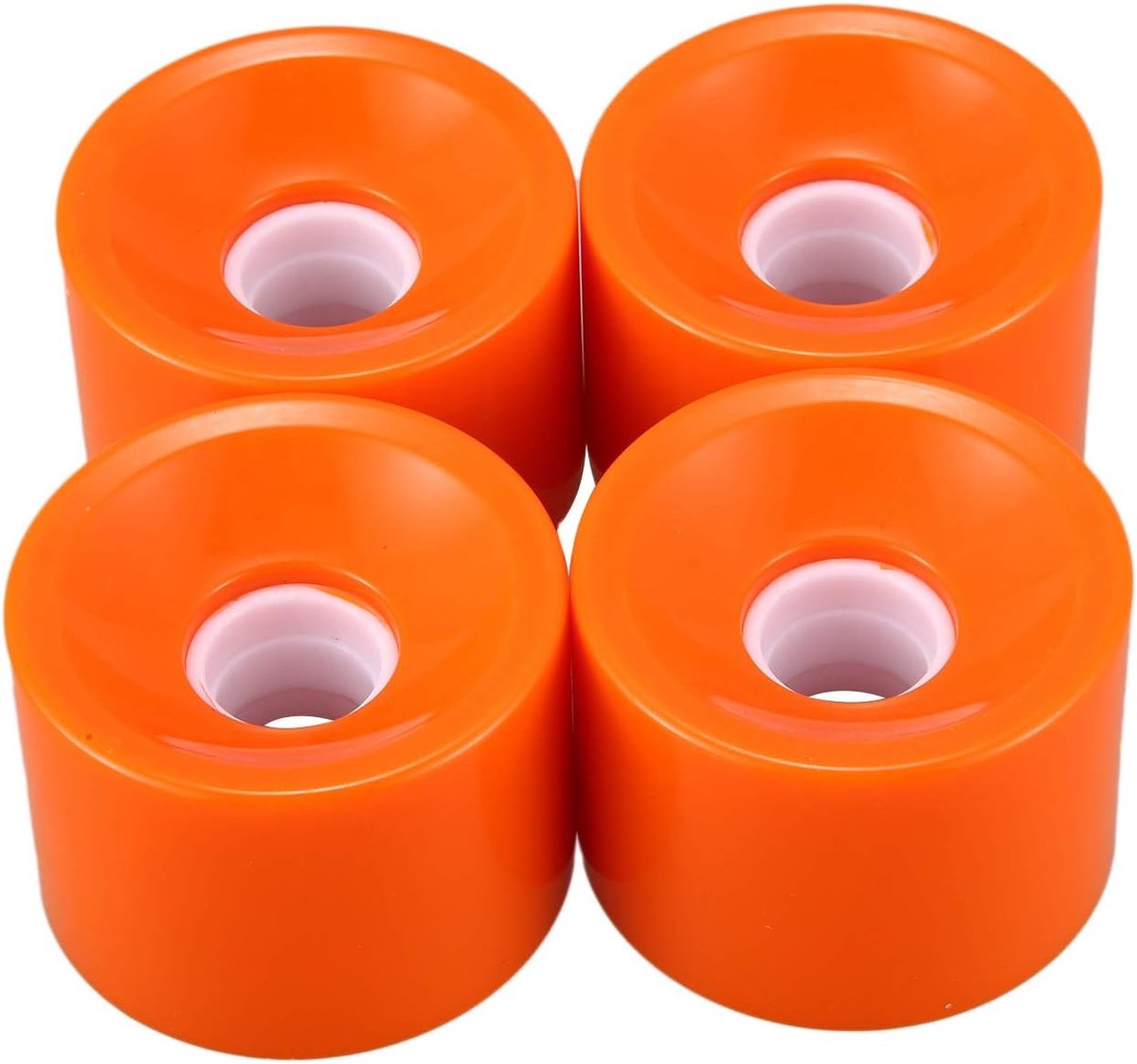 skateboard wielen elektrische wielen skaten dubbele balans 70 x 51 mm oranje