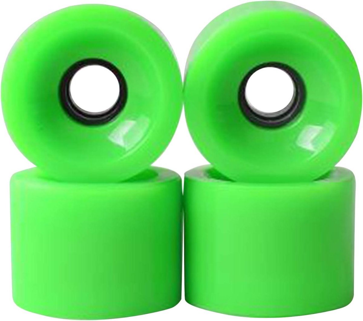 Skateboard Wielen - Longboard Rollers - Soepel Rijden - Veel Grip - 70x51mm - Gras Groen Skateonderdeel kopen online