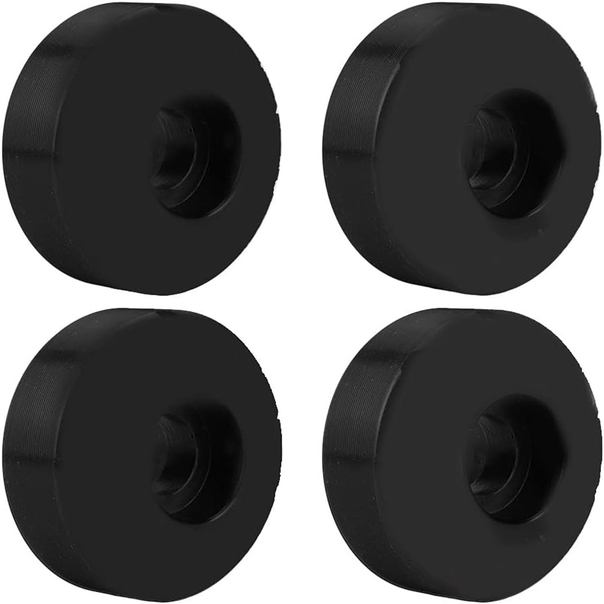 Skateboard Wielen - Longboard Set - Straat Skaten - Hoge Veerkracht - 52x30mm 4 Stuks - Zwart Skateonderdeel kopen online