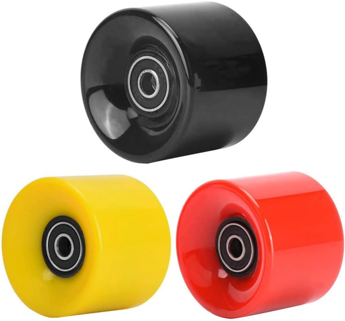 Skateboard Wielen - Longboard Wielen - Straat Skaten - ABEC 9 Lagers - 60x45mm 78A - Rood Skateonderdeel kopen online