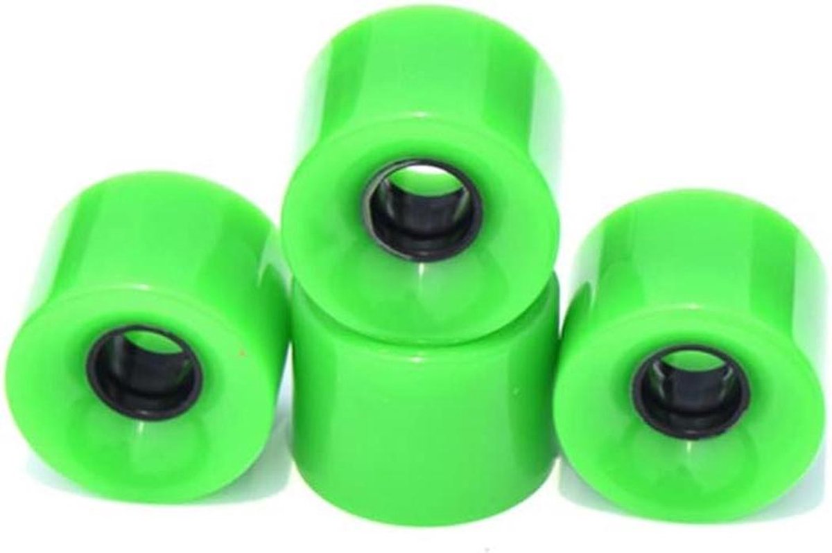 Skateboard Wielen - Longboard Wielen - Street Skate - Duurzaam PU Materiaal - 60x45mm 78A - Groen Skateonderdeel kopen online
