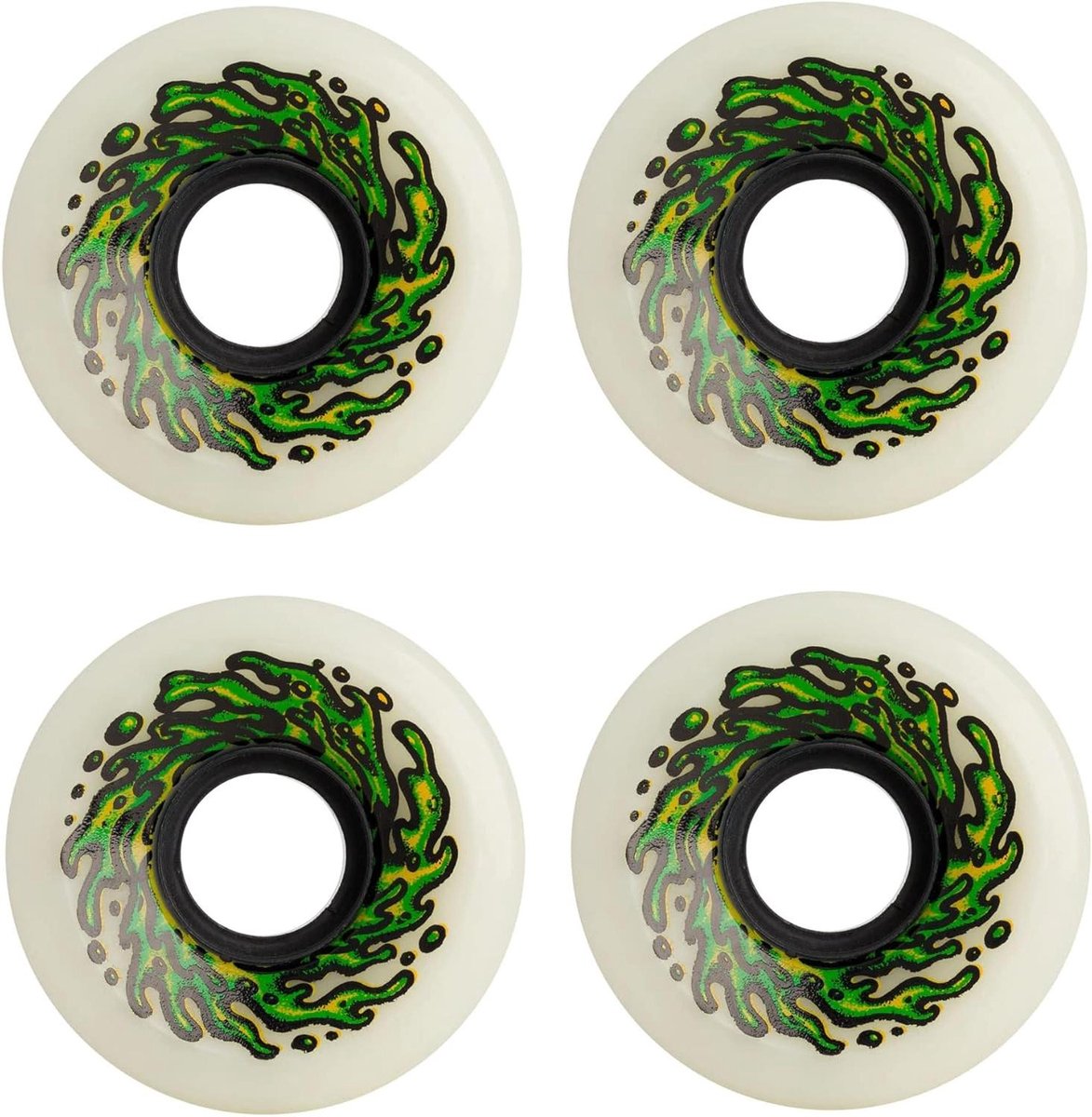skateboard wielen mini wielen set cruisen alle terreinen zachte grippy hardheid 54 5 mm wit