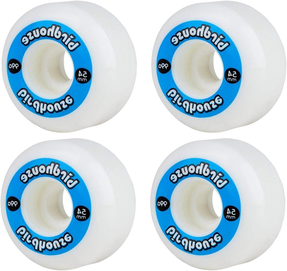 skateboard wielen monopatin ruedas straat skaten set van 4 54mm 99a zwart