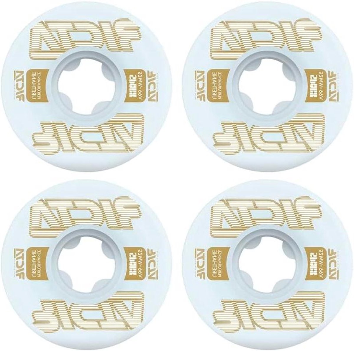Skateboard Wielen - Onderdelen Set - Street Skaten - Duurzaam Ontwerp - 52mm - Natuurlijk Skateonderdeel kopen online