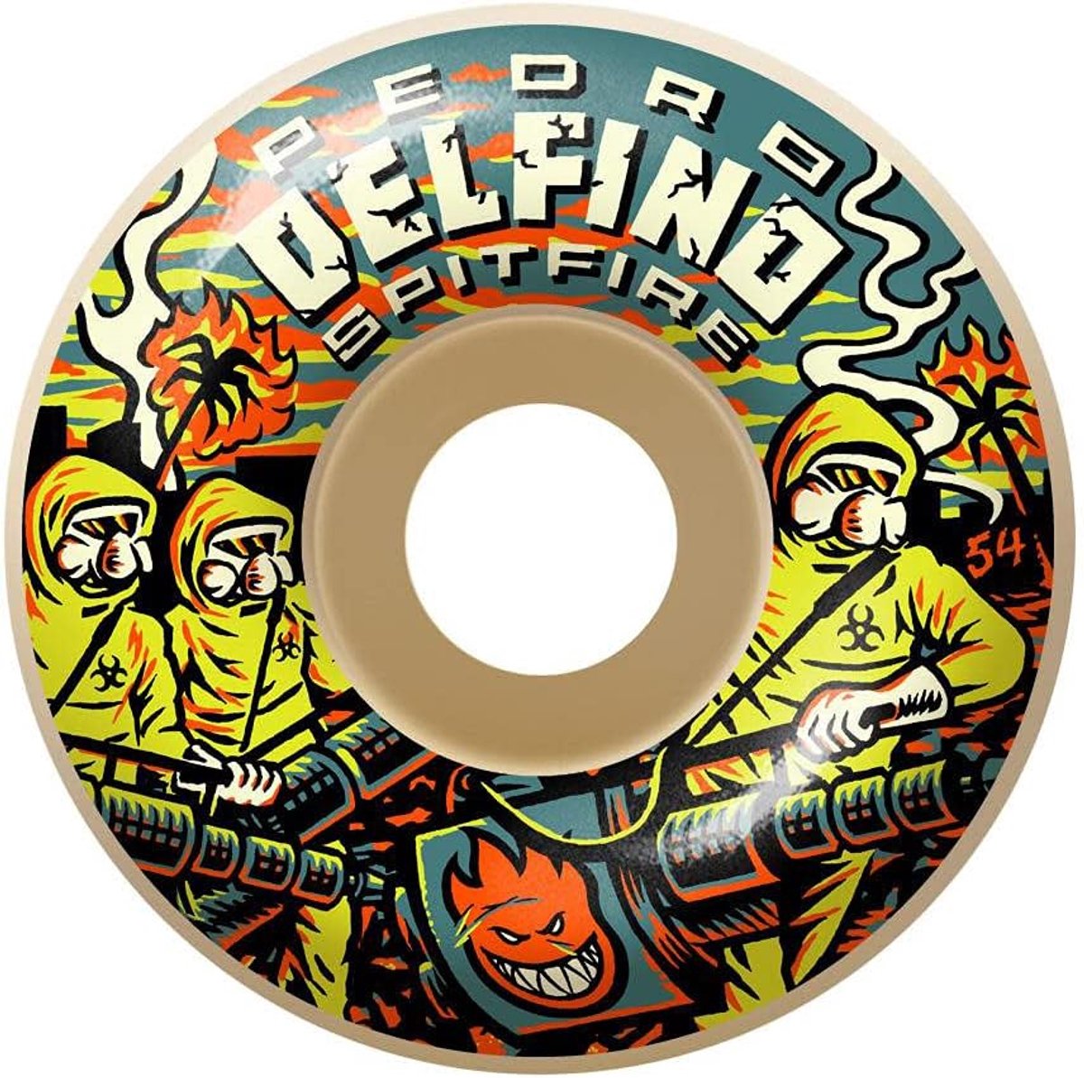 Skateboard Wielen - Pro Wielen - Skateboarden - Gladde Anti-Stick Slide - 54mm - Wit Skateonderdeel kopen online