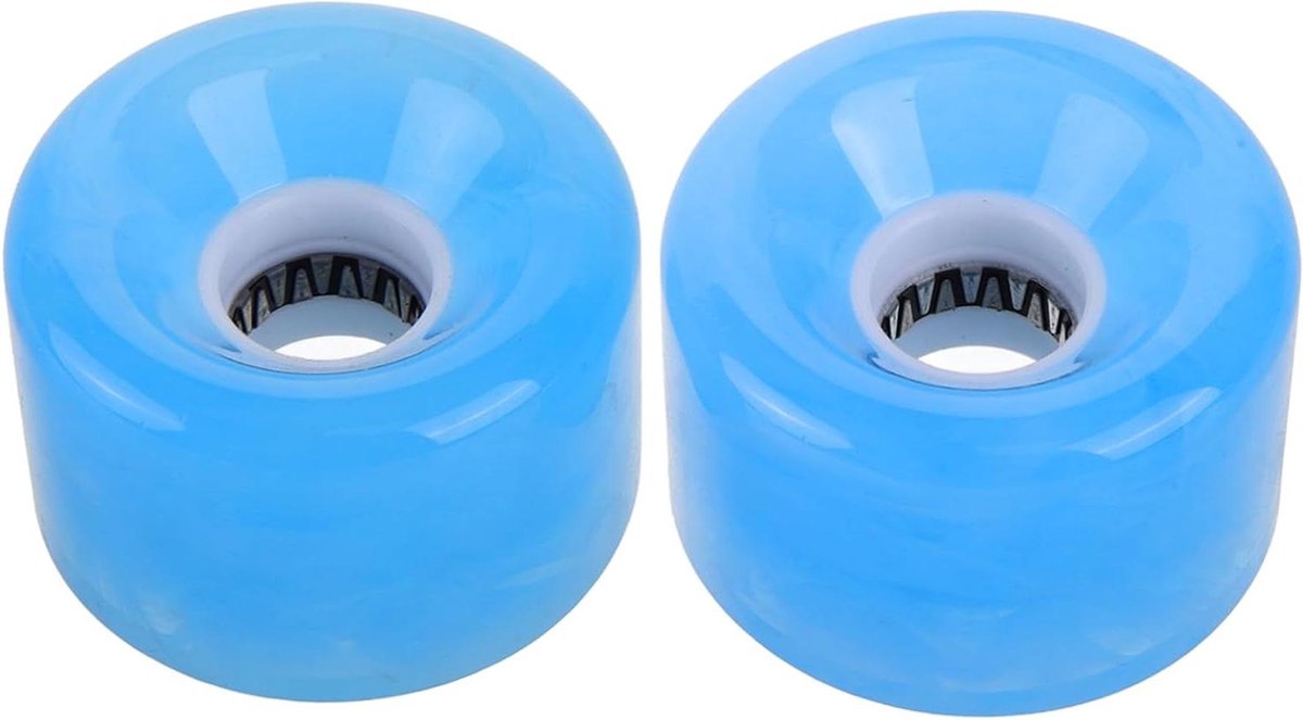 skateboard wielen pu wielen skateboarden eenvoudige installatie 4 centimeter hoog hemelsblauw