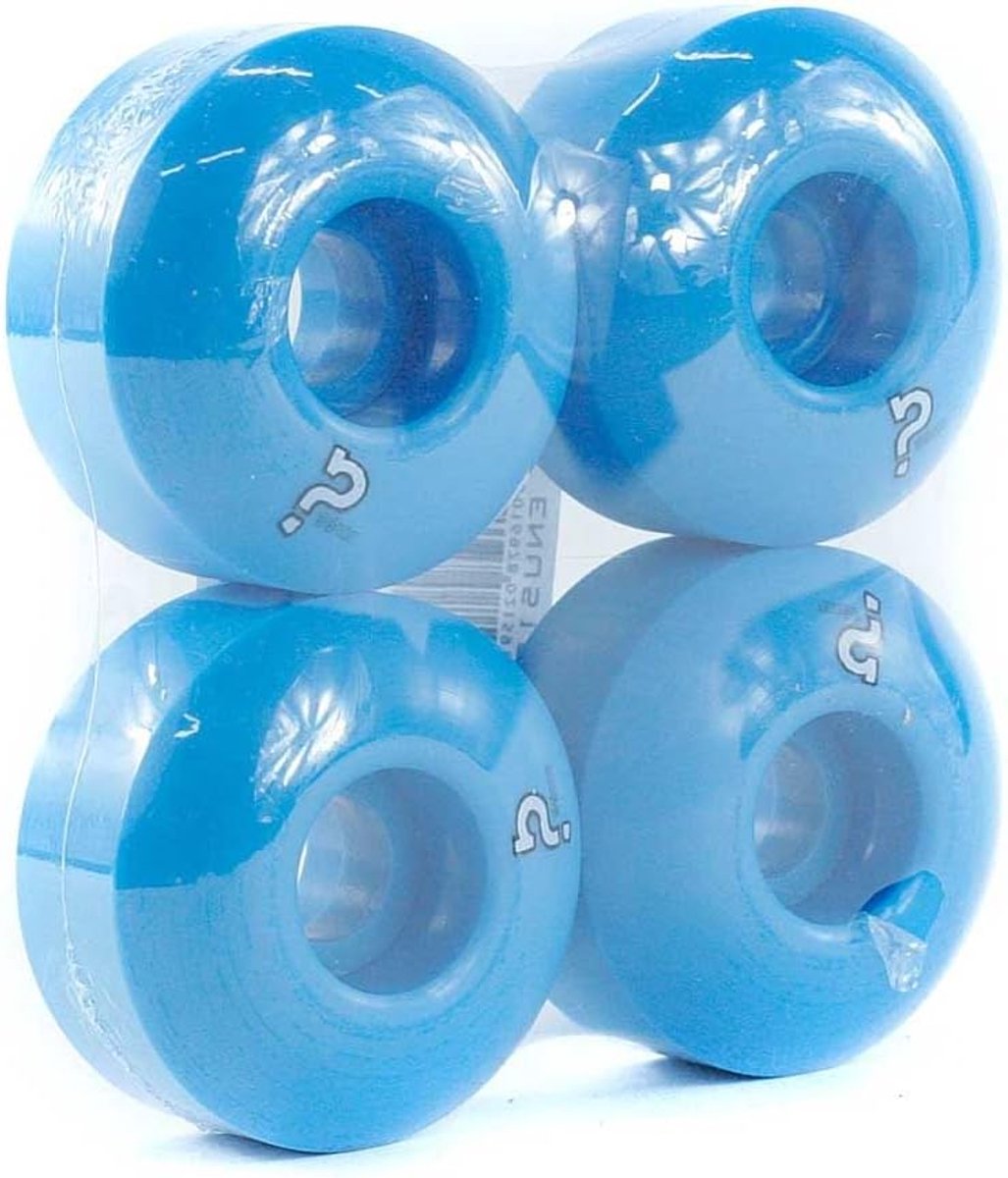 skateboard wielen refreshers set street skate hoge kwaliteit urethaan 55mm diameter blauw