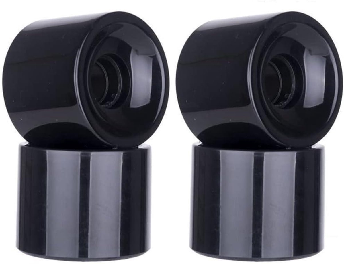 Skateboard Wielen - Roller Skate Wielen Longboard - Soepel Cruisen - Zachte PU Materiaal - 65mm 78A - Zwart Skateonderdeel kopen online