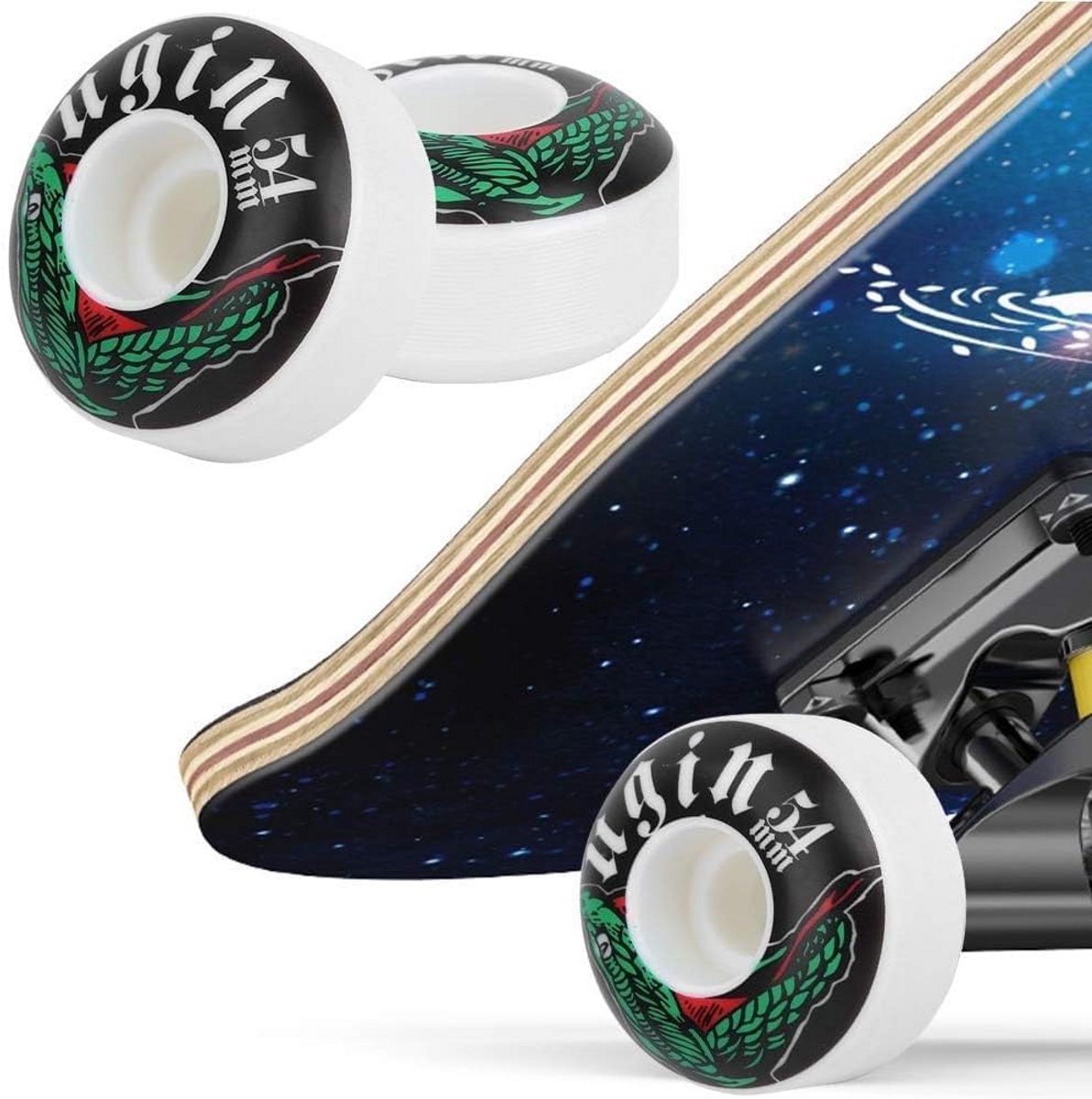 skateboard wielen set 4 stuks 100a pu duurzame longboard wielen