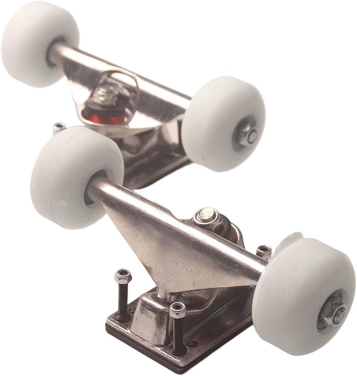 Skateboard Wielen Set - Onderdelen Set - Skateboarden Onderhoud - Duurzame Aluminium Trucks - 52mm Wielen - Zwart Skateonderdeel kopen online