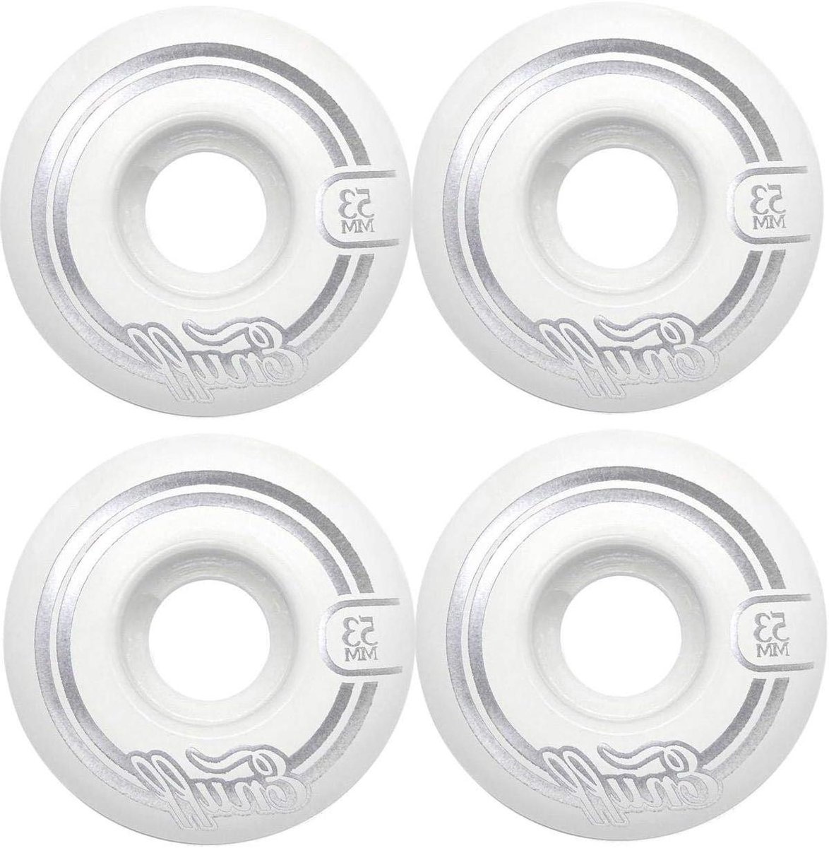 Skateboard Wielen - Set Wielen - Skateboarden - Refresher II - 51 mm - Wit Skateonderdeel kopen online