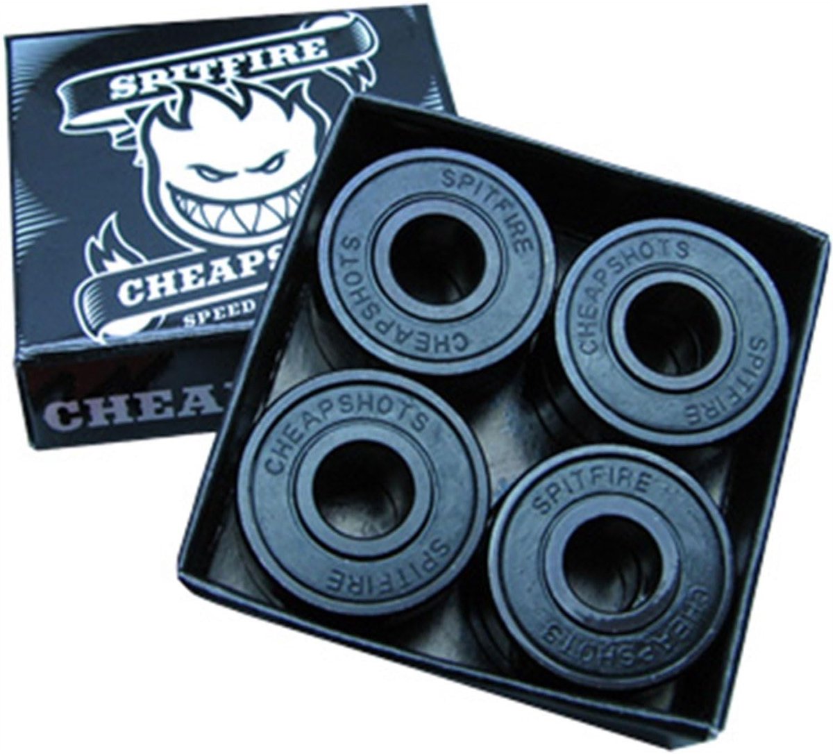 Skateboard Wielen - Set Wielen - Straat Skaten - Met Kogellagers - 8 Stuks - Zwart Skateonderdeel kopen online