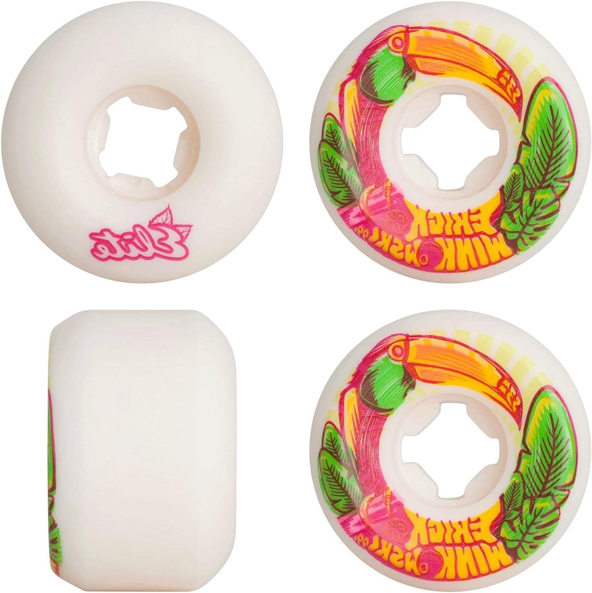 skateboard wielen skate wielen skateboarden elite urethaan 53mm wit