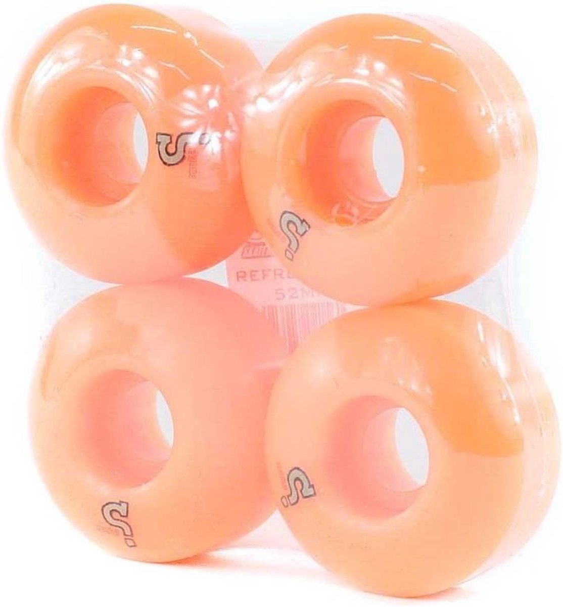 skateboard wielen skate wielen skateboarden refreshers model 52 mm oranje