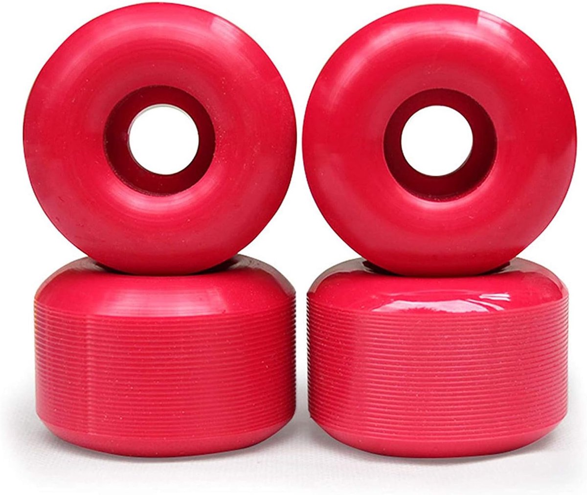 skateboard wielen vervangende wielen cruisen en carven hoogwaardig pu materiaal 54x36mm 99a rood