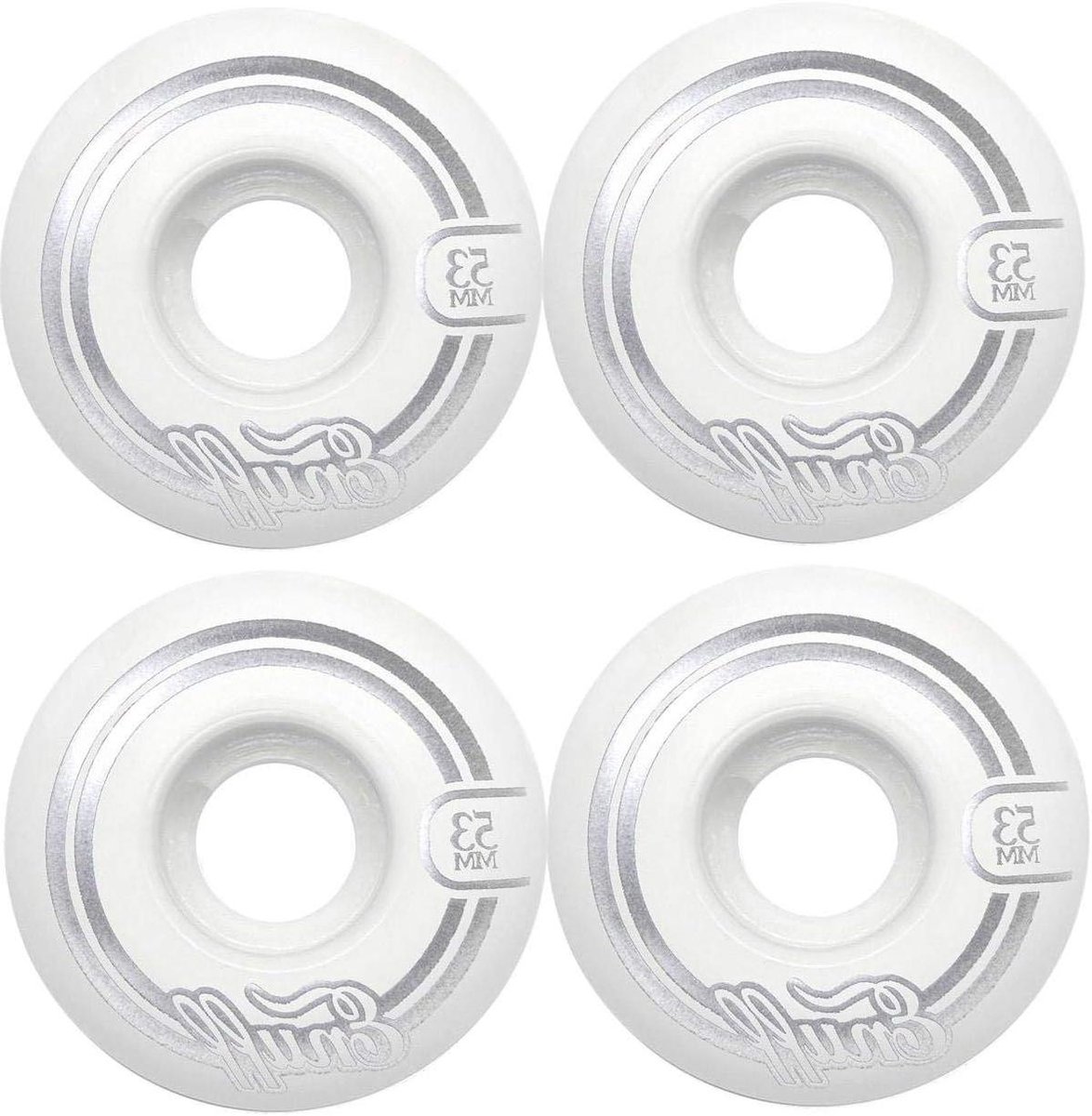 Skateboard Wielen - Vervangende Wielen - Skateboarden Onderhoud - Duurzaam Materiaal - 51 mm - Wit Skateonderdeel kopen online