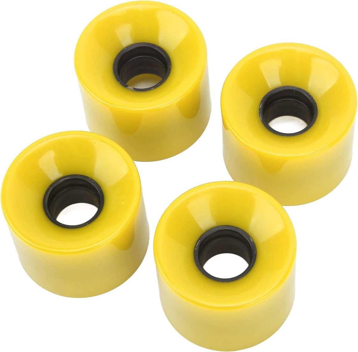 skateboard wielen vervangende wielen skaten en tricks duurzaam pu materiaal 60x45mm geel