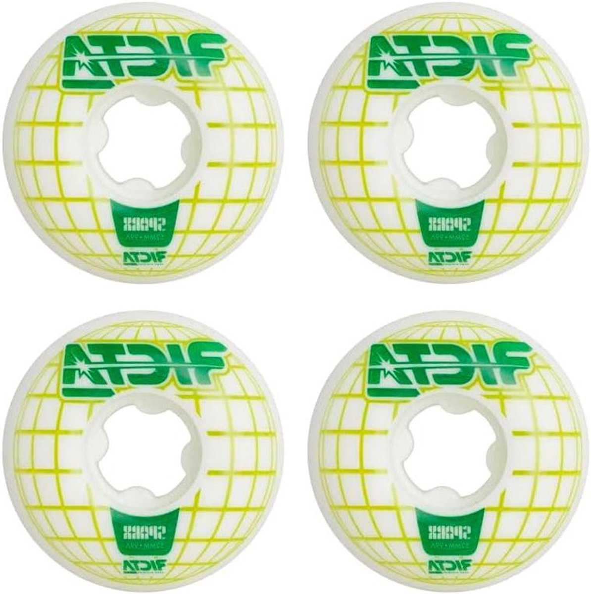 Skateboard Wielen - Vervangende Wielen - Straat Skaten - Duurzaam Materiaal - 52mm - Wit Skateonderdeel kopen online