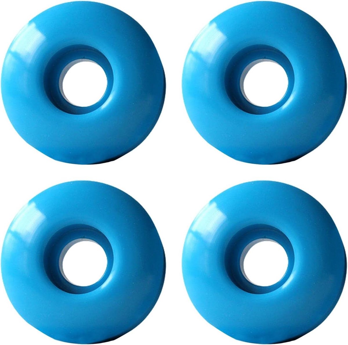 Skateboard Wielen - Vervangingsset Set van 4 - Skateboarden - 95A Hoge Hardheid - 52 x 32 mm - Blauw Skateonderdeel kopen online