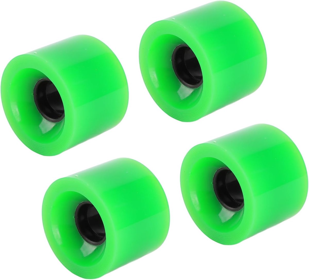 skateboardwielen longboard cruiser soepel rijden duurzaam pu materiaal 60 mm groen