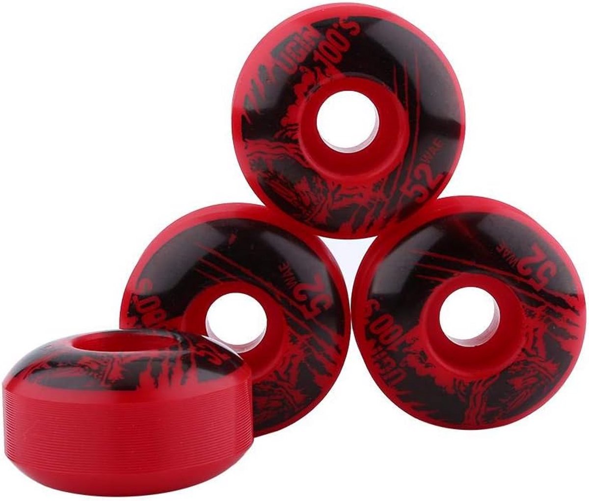 skateboardwielen longboard wielen soepel cruisen hoge veerkracht 52 mm meerdere kleuren