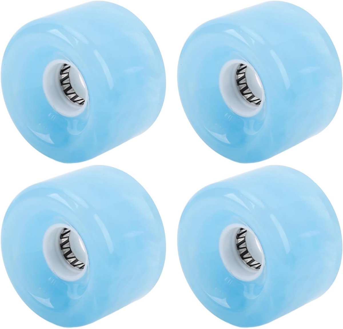 skateboardwielen set cruiser wielen soepel rijden high rebound pu 65 mm 78a blauw