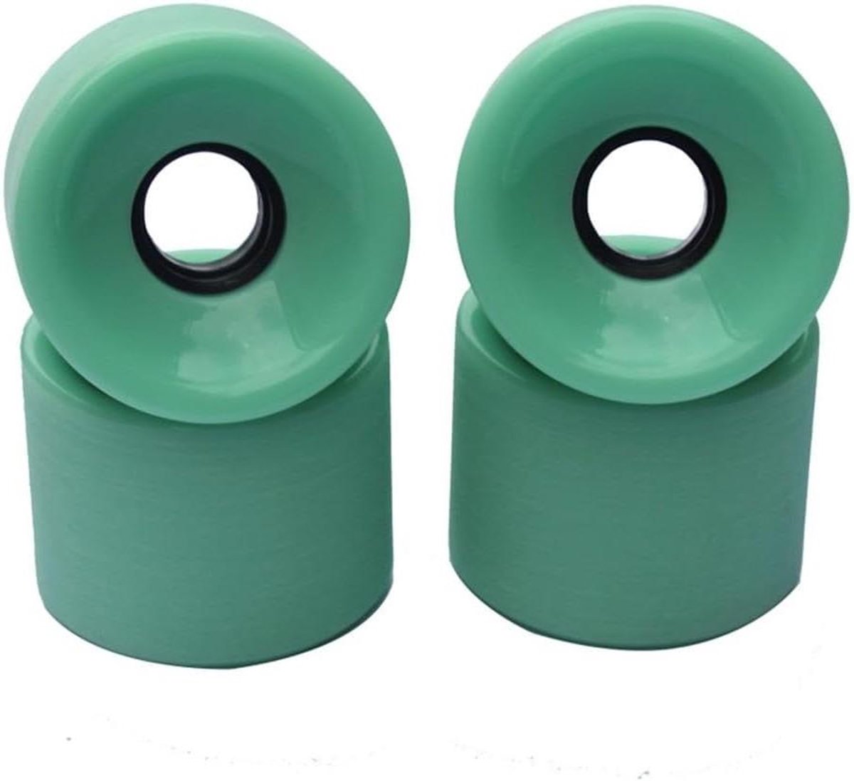 skateboardwielen set longboard wielen soepel skaten slijtvast pu materiaal 65 x 51 mm groen