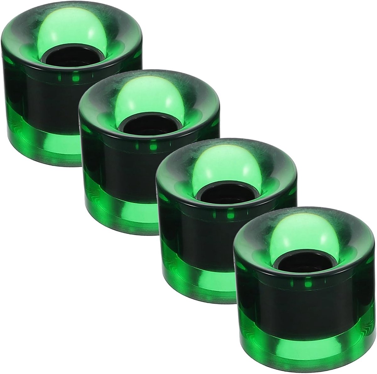 Skateboardwielen Set - PU Wielen - Straat Skaten - Schokabsorberend Ontwerp - 4 Stuks - Groen Skateonderdeel kopen online