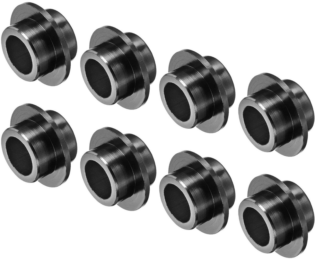 Skeeler Asjes - Wiel spacers - Onderhoud Skeelers - Hoge Hardheid - 8x17 mm - Zwart Skateonderdeel kopen online
