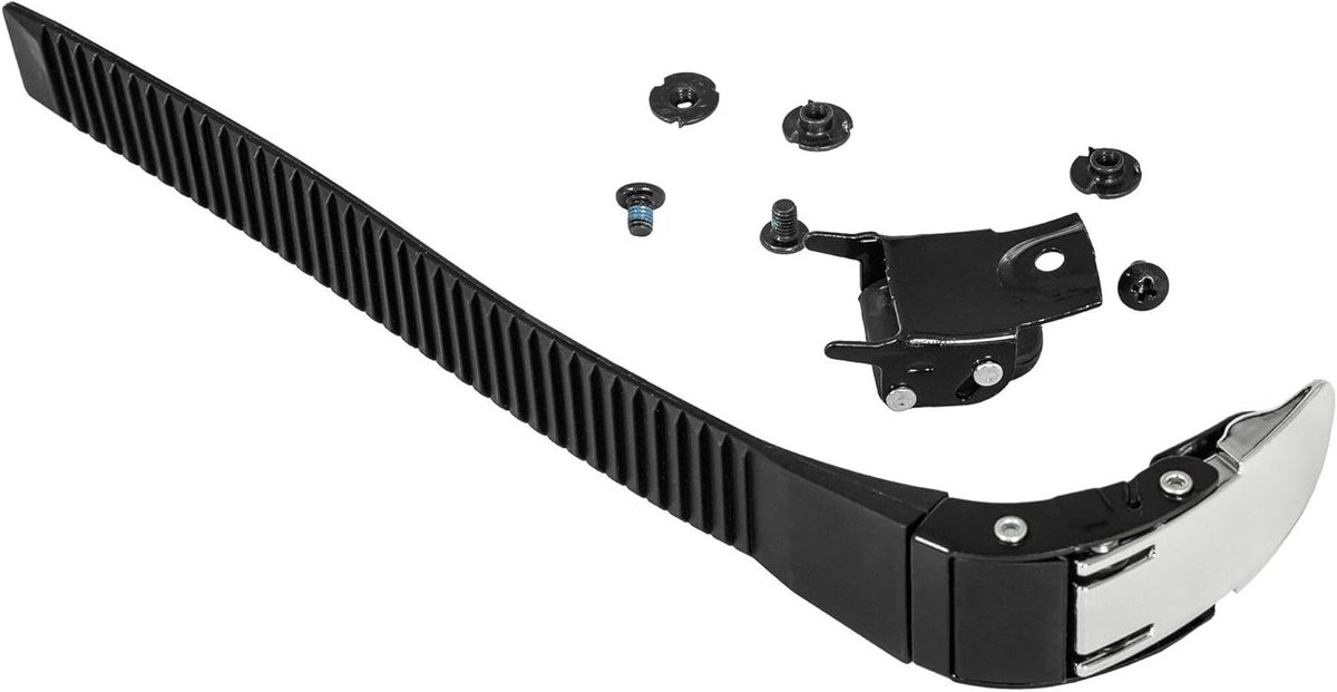 Skeeler Gesp - Sluiting Onderdeel - Skeeler Reparatie - Links Zilver - 20 cm - Zwart Skateonderdeel kopen online