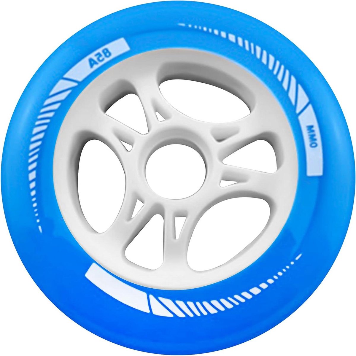 Skeeler Wielen - Vervangende Wielen - Outdoor Skaten - Hoge Rebound PU - 90mm 8 stuks - Blauw Skateonderdeel kopen online