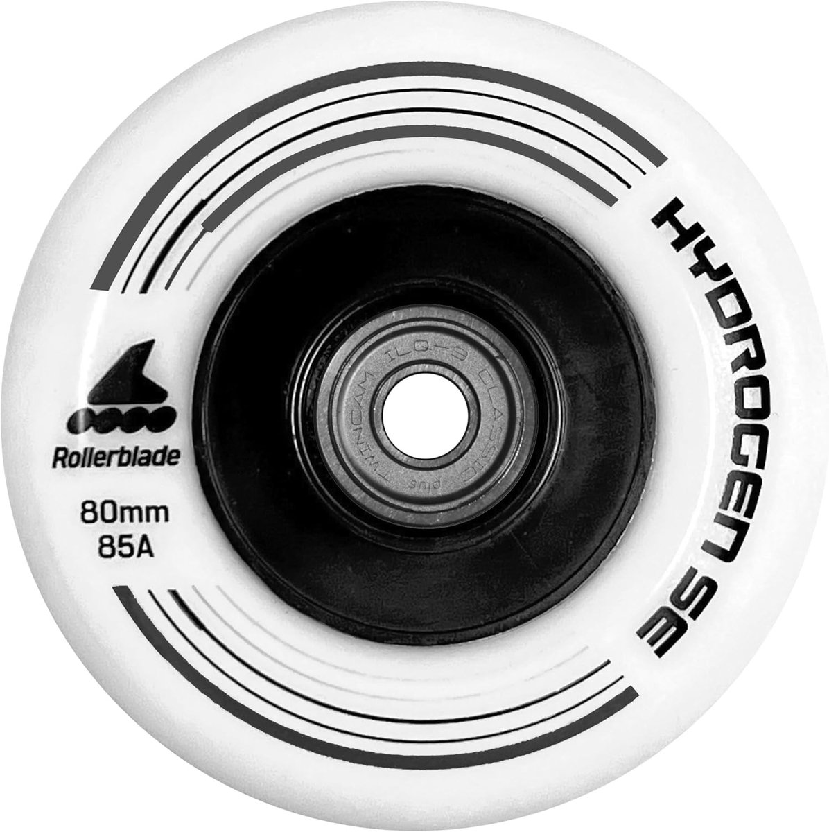 Skeelerwielen Set - Onderdelen - Sporten - Duurzaam Urethaan - 80 mm - Wit Skateonderdeel kopen online