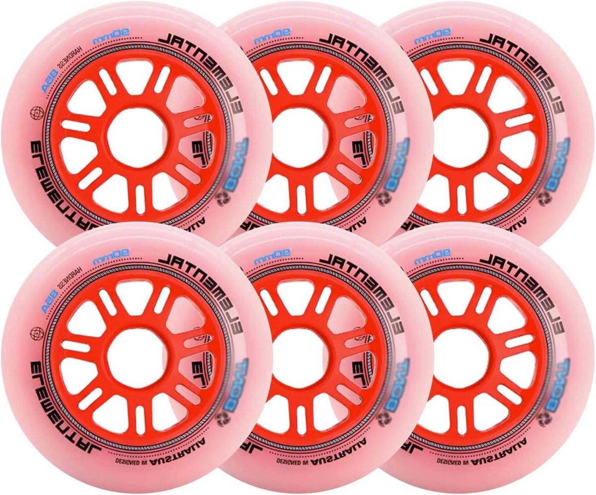 Skeelerwielen Set - Vervangende Wielen - Soepel Skaten - Duurzaam PU Materiaal - 90mm 100mm 110mm - Zwart Skateonderdeel kopen online