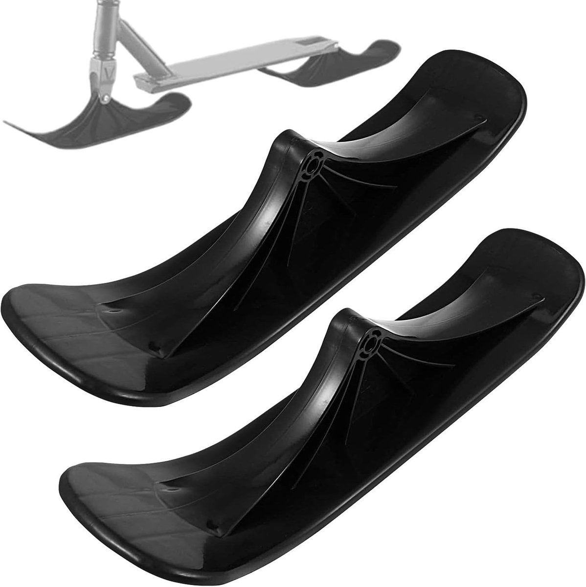 slee ski onderdelen snowboard skate winter plezier stevig pp materiaal 38x11 cm zwart