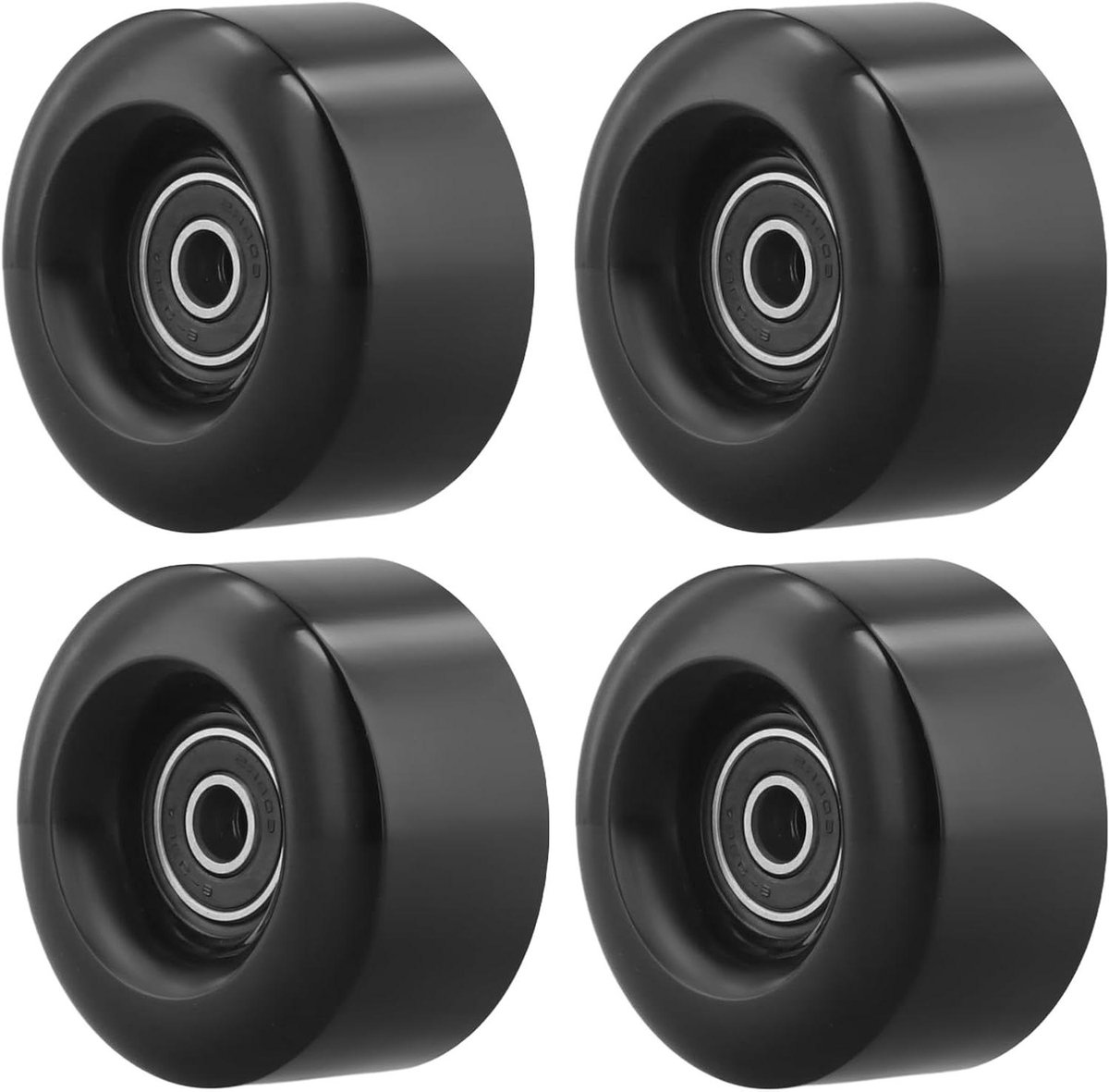 slijtvaste wielen rolschaats onderdelen soepel rijden lage geluidsontwikkeling 58 x 32 mm zwart