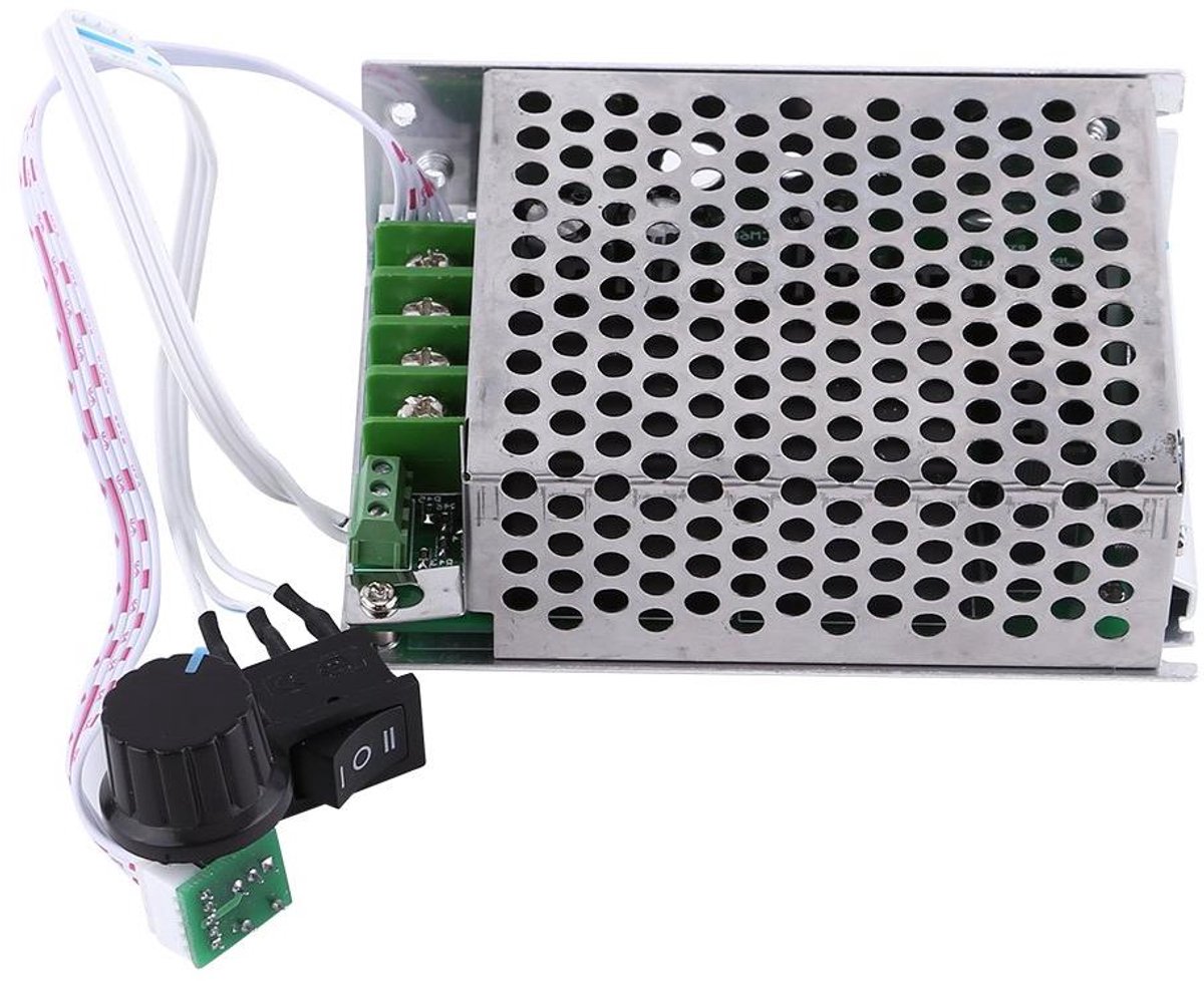 snelheidsregelaar motor pwm controller draairichting instellen dubbele stroomapelais 10 50v 40a zwart