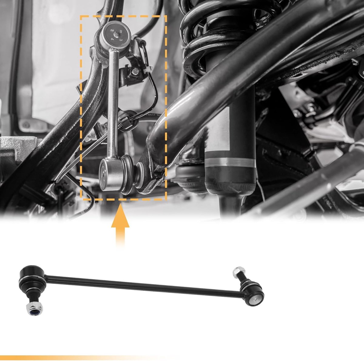 snelshoppen 2 delige link stabilizer bar set voor acura mdx 2014 2020 vooras anti rolbalk hoogwaardige vering kit betrouwbare stabiliteit en c