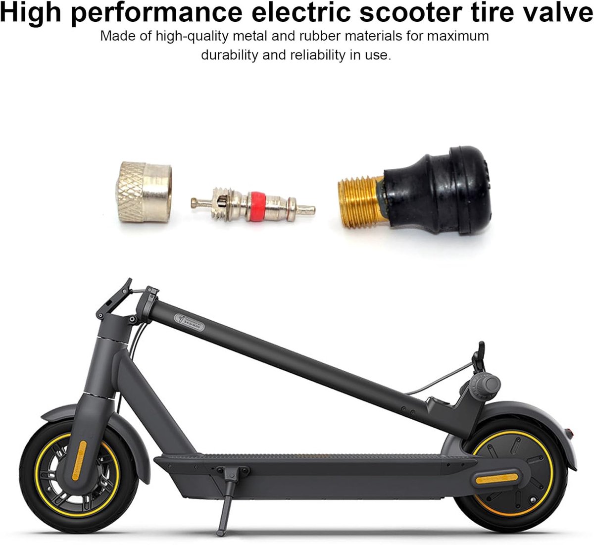 SnelShoppen - 20 Pack Tubeless Ventielen voor Elektrische Scooters, Geschikt voor M365, 1S, Pro en Ninebot G30, Superieure LuchtDichtheid, Ideaal voor Buitenspeelvoertuigaccessoire kopen online