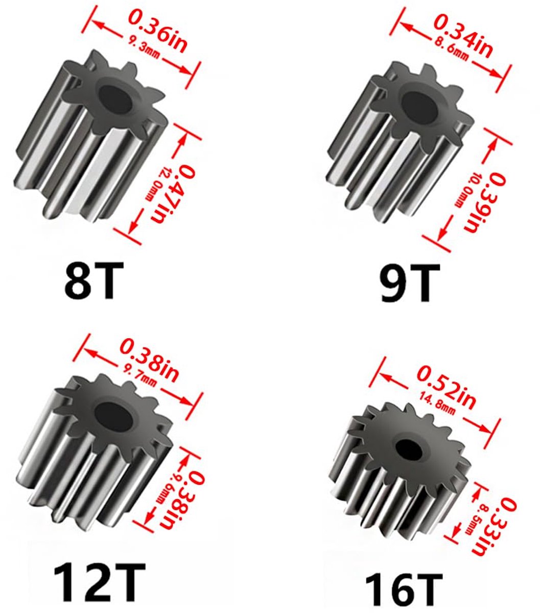 SnelShoppen - 2Pcs 12 Volt RS550 40000RPM Elektrische Motor voor Power Wheels, Upgrade Motor Gearbox Accessoires, Vervangingsonderdelen voor Kinderen Speelgoedaccuvoertuig kopen online